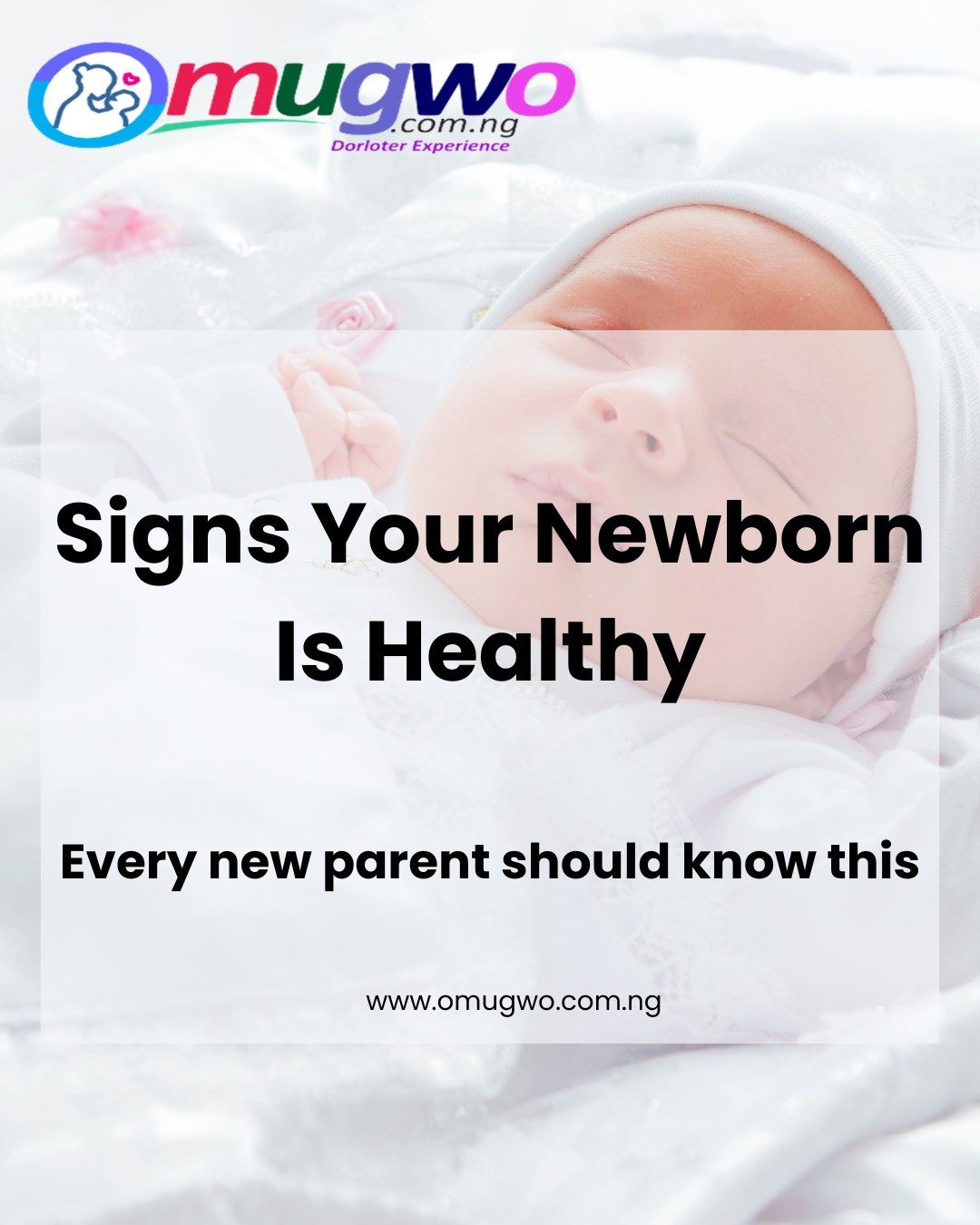 Signs of a healthy newborn